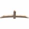 Ekena Millwork Bellingham Smooth Timber Gable Bracket, Douglas Fir, 72"W x 24"H x 3 1/2"D x 5 1/2"F, 8/12 Pitch GBW072X24X0406BEL00SDF - alternate 2